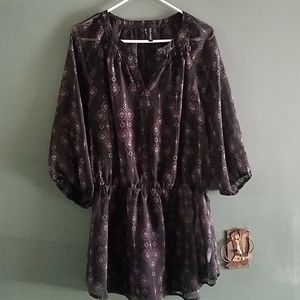 Maurice's sheer blouse